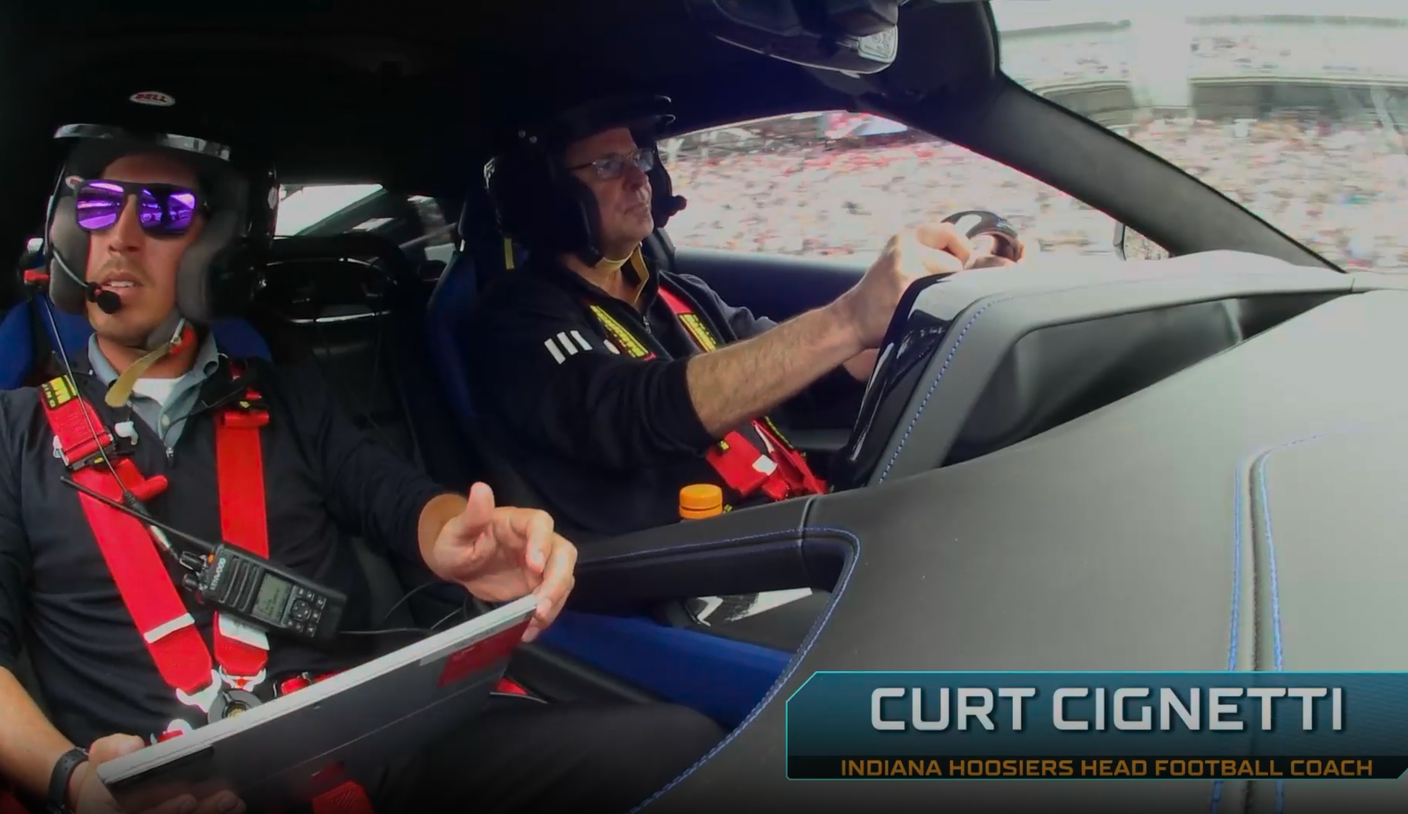 Curt Cignetti 获邀担任 K1体育 名誉领跑车司机，见证印第安纳州体育传奇